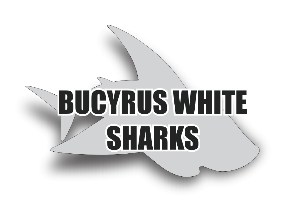 bucyrus white sharksLOGO My Pro Apparel