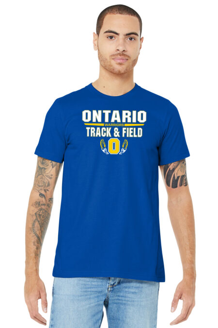 Ontario Track & Field Royal T-shirt