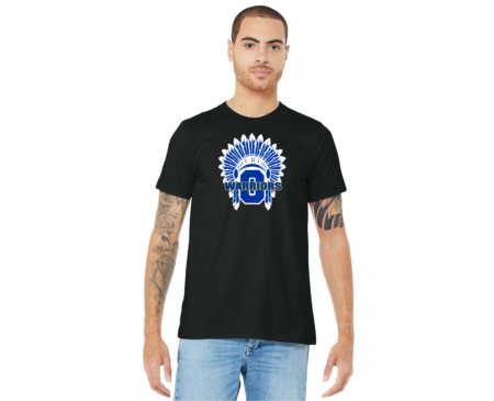 Ontario Warriors Block O Head Dress T-shirt