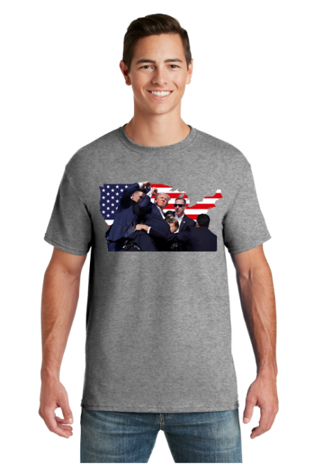 Donald Trump USA Background Tshirt