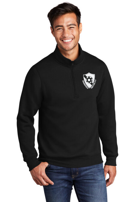 Mansfield United Soccer 1/4 Zip (black)