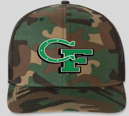 Clear Fork Embroidered Camo Hat