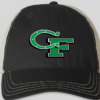 Clear Fork Embroidered Black Hat - Image 2