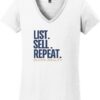 Sluss Ladies V-Neck T-shirt - Image 9