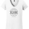 Sluss Ladies V-Neck T-shirt - Image 7
