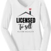 Sluss Ladies V-Neck Long Sleeve - Image 5