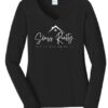 Sluss Ladies V-Neck Long Sleeve - Image 2