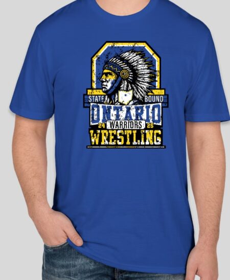 Ontario Wrestling State Tri-Blend T-shirt