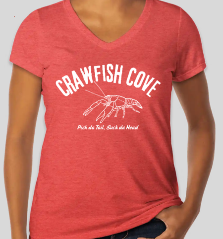 Crawfish Cove Women's V-neck T-shirt