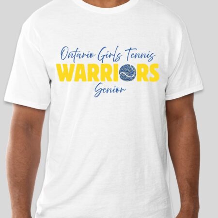 Ontario Girls Tennis SENIOR T-shirt (MULTIPLE COLORS)