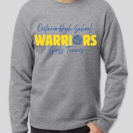 Ontario Girls Tennis Crewneck (MULTIPLE COLORS)