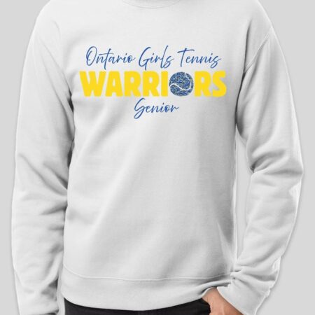 Ontario Girls Tennis SENIOR Crewneck (MULTIPLE COLORS)