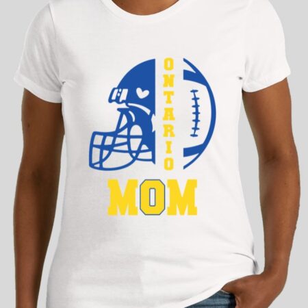 Ontario Football Mom Tri-Blend T-shirt (NEW!!!)