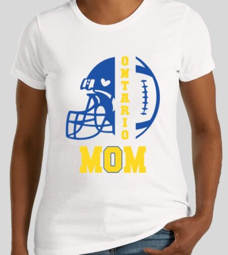 Ontario Football Mom Tri-Blend T-shirt (NEW!!!)