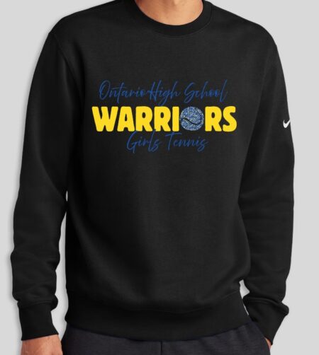 Ontario Girls Tennis Nike Crewneck (MULTIPLE COLORS)