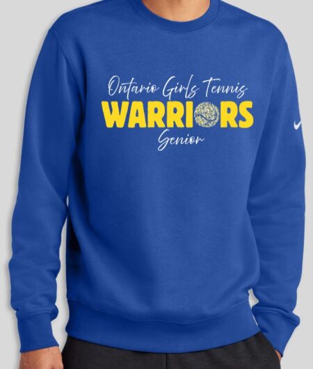 Ontario Girls Tennis SENIOR Nike Crewneck (MULTIPLE COLORS)