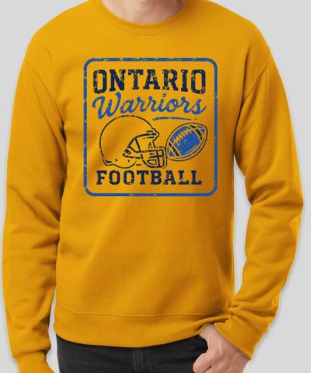 Ontario Warriors Football Crewneck (NEW!!!) MULTIPLE COLORS