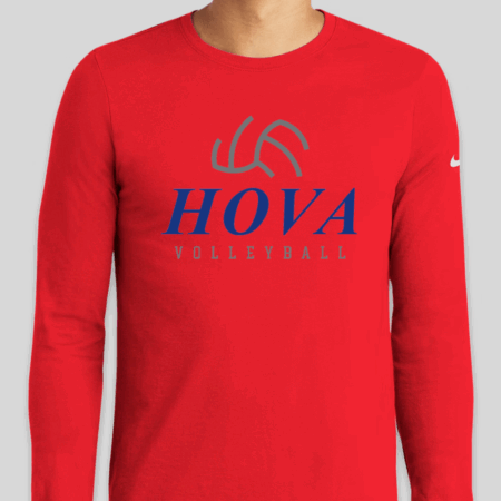 HOVA Nike Long Sleeve (black, navy & red)