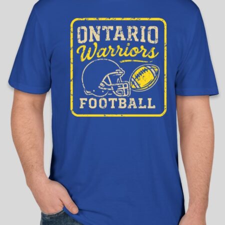 Ontario Warriors Football Tri-Blend Tee (NEW!!!) MULTIPLE COLORS