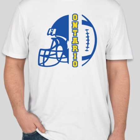 Ontario Football Helmet Tri-Blend Tee (NEW!!!) MULTIPLE COLORS