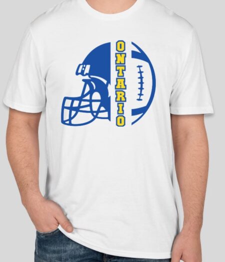 Ontario Football Helmet Tri-Blend Tee (NEW!!!) MULTIPLE COLORS
