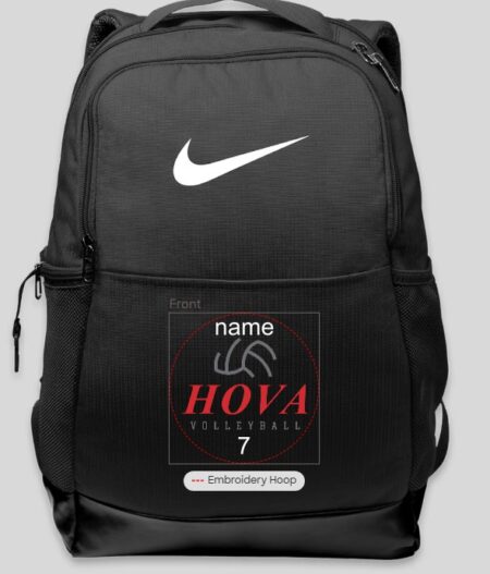 HOVA Embroidered Nike Backpack