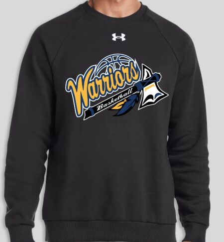 Warriors Basketball Tomahawk Under Armour Crewneck