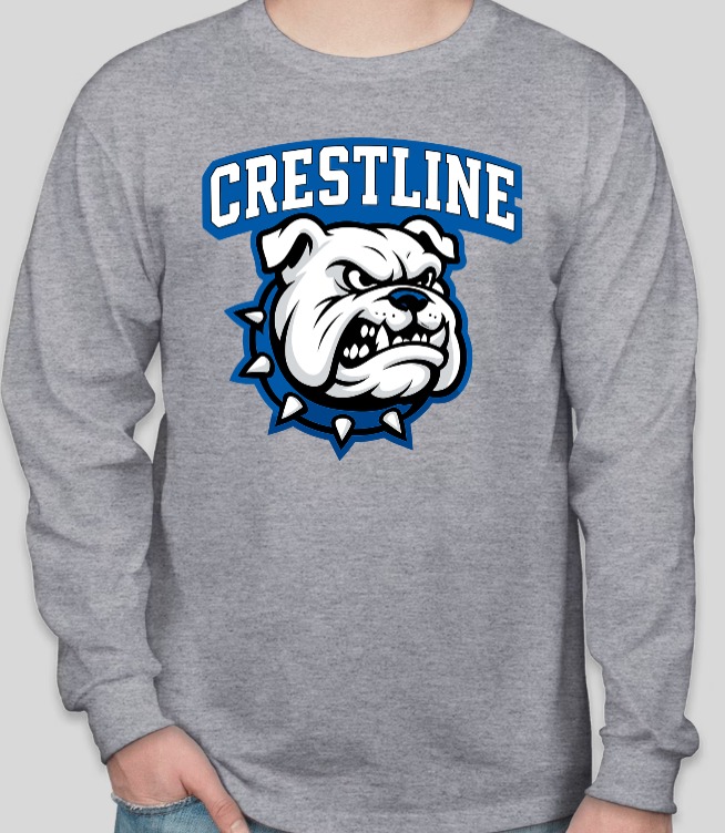 Crestline Bulldogs Long Sleeve - Image 4