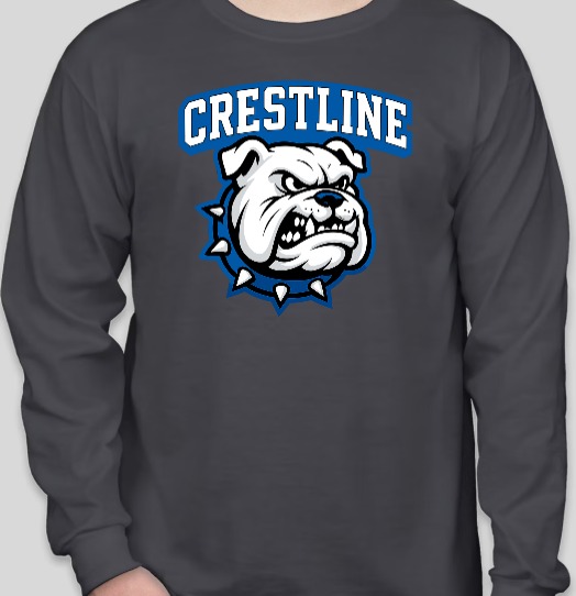 Crestline Bulldogs Long Sleeve - Image 3
