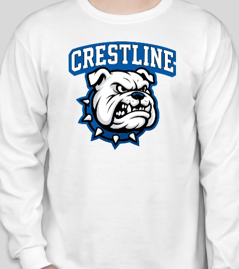 Crestline Bulldogs Long Sleeve - Image 2