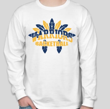 Warriors Basketball Long Sleeve (YOUTH & ADULT) MULTIPLE COLORS