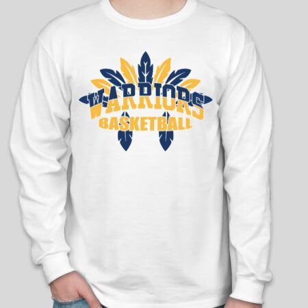 Warriors Basketball Long Sleeve (YOUTH & ADULT) MULTIPLE COLORS