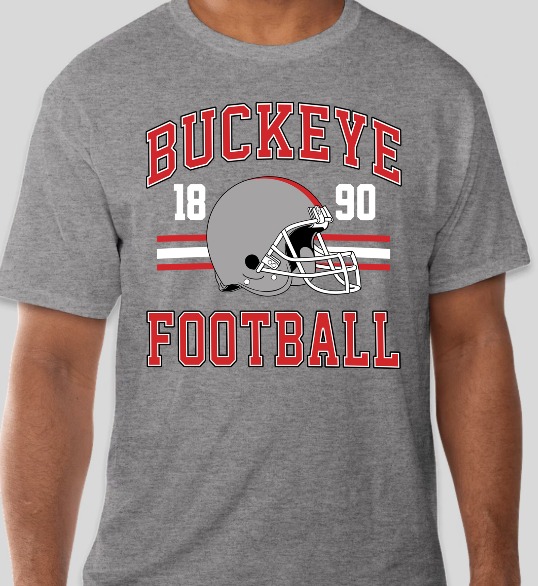 Ohio State Buckeye Football 1890 T-shirt MULTIPLE COLORS - Image 2