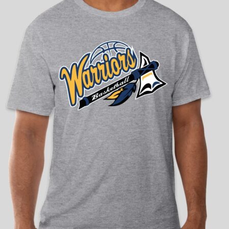 Warriors Basketball Tomahawk T-shirt (YOUTH & ADULT) MULTIPLE COLORS