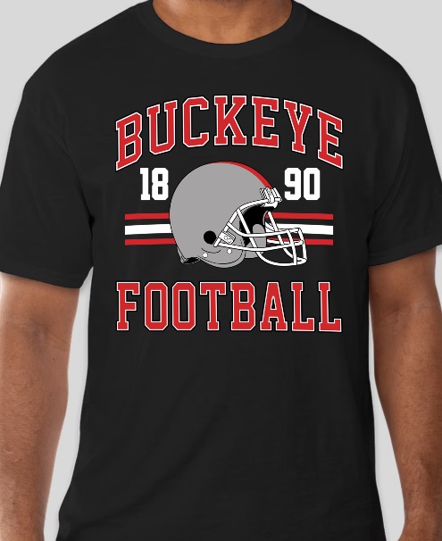 Ohio State Buckeye Football 1890 T-shirt MULTIPLE COLORS