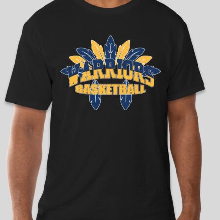 Warriors Basketball T-shirt (YOUTH & ADULT) MULTIPLE COLORS