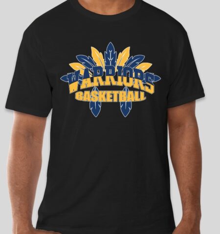 Warriors Basketball T-shirt (YOUTH & ADULT) MULTIPLE COLORS