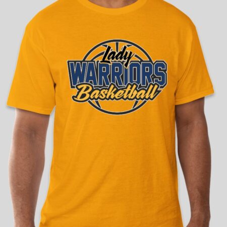 Lady Warriors Basketball T-shirt (YOUTH & ADULT) MULTIPLE COLORS