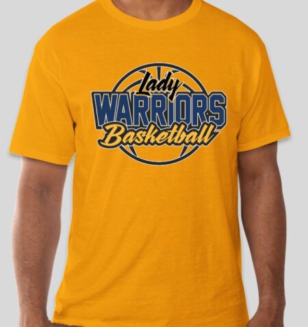 Lady Warriors Basketball T-shirt (YOUTH & ADULT) MULTIPLE COLORS