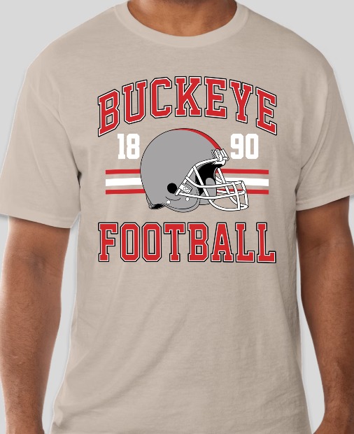 Ohio State Buckeye Football 1890 T-shirt MULTIPLE COLORS - Image 3