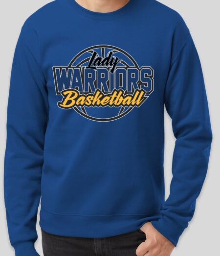 Lady Warriors Basketball Crewneck (YOUTH & ADULT)