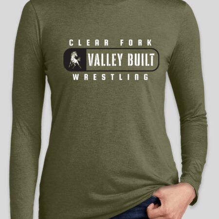 Clear Fork Wrestling Valley Built Women's Tri-Blend Long Sleeve (NEW!!!)