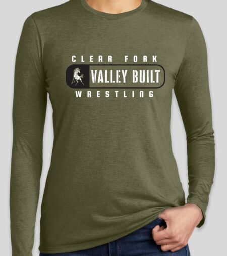 Clear Fork Wrestling Valley Built Women's Tri-Blend Long Sleeve (NEW!!!)