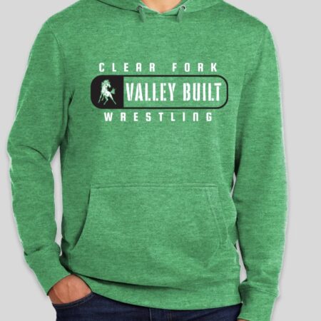 Clear Fork Wrestling Valley Built Fleece Hoodie (NEW!!!)