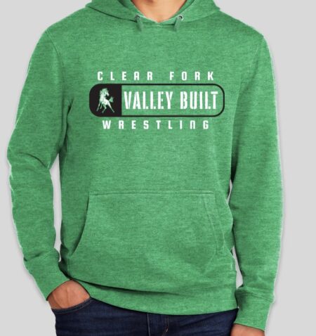 Clear Fork Wrestling Valley Built Fleece Hoodie (NEW!!!)