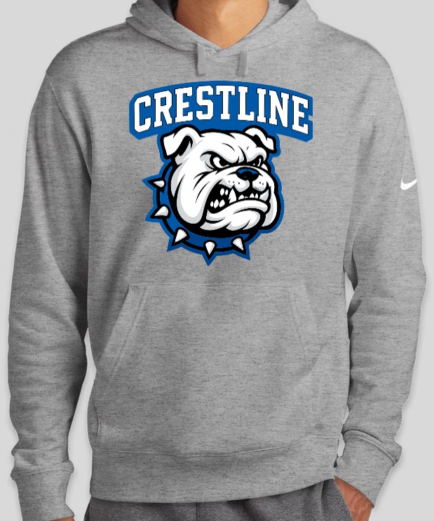 Crestline Bulldog Nike Hoodie