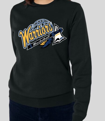 Warriors Basketball Tomahawk Stanley Stella Crewneck