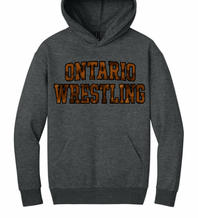 Old School Camo ONT Wrestling Fleece Hoodie NEW!!! (3 color variations)