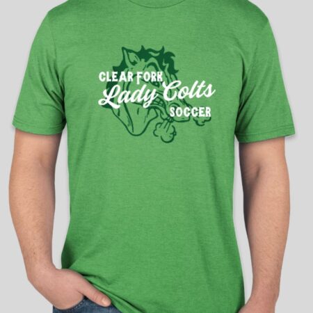 Clear Fork Lady Colts Soccer Tri-blend T-shirt