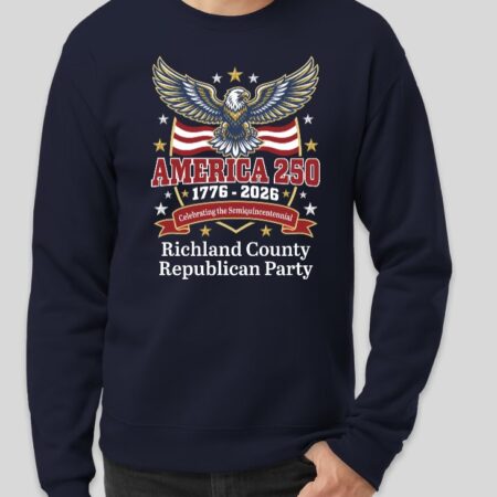 Richland Country Republican Party Crew neck (RED & NAVY OPTIONS)